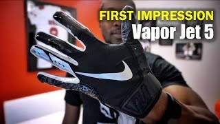 NIKE Vapor Jet 5 Football Glove: 1st 