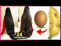 How To Grow Shine and Silky Hair Faster With Egg & Banana !! Super Fast Hair Growth Challenge!