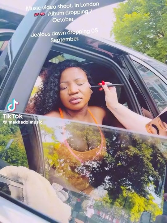 Makhadzi - Jealous Down Music video Shooting in London #entertainment #makhadzi #number1