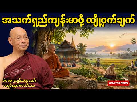 ပါချုပ်ဆရာတော် -အသက်ရှည်ကျန်းမာဖို့ လျို့ဝှက်ချက် #တရားတော်များ #ပါချုပ် #ပါချုပ်ဆရာတော်တရားများmp3