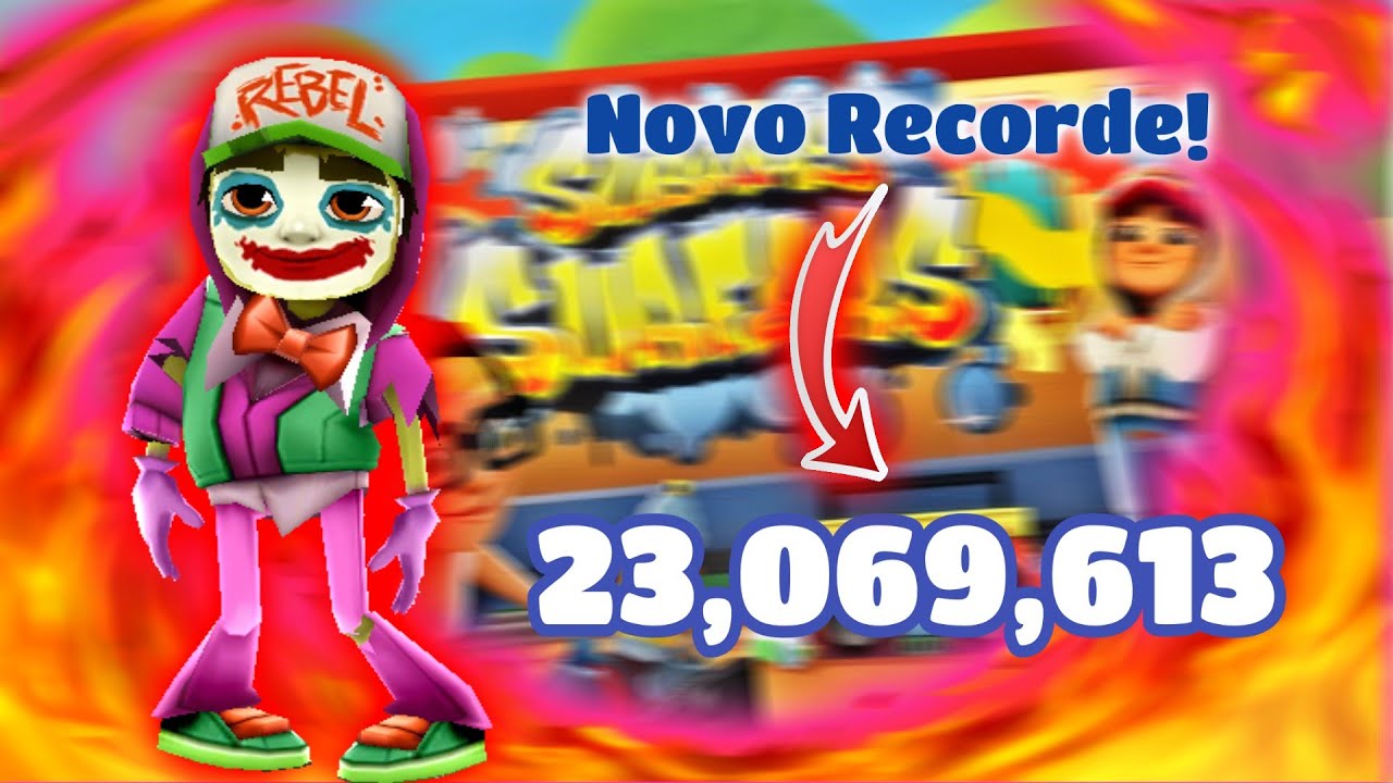 COMO FAZER UM GRANDE RECORDE no Subway Surfers 