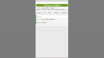 string in python | split() |  In-Build Function in Python | Python String #shorts  #python #ytshorts