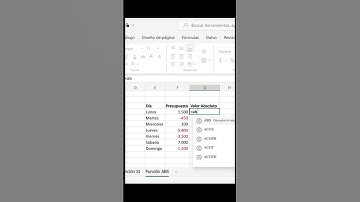 Cómo obtener el Valor Absoluto de uno o varios Números en Excel