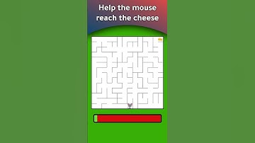 Help the mouse reach the cheese ! Only Geniuses Can Solve This Mouse Maze : Maze Challenge : Ep. 18