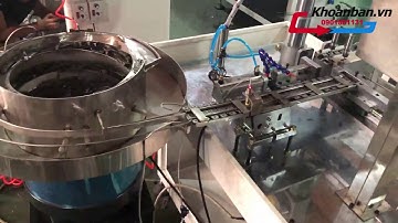 Ta rô nhanh với máy tự động cấp phôi nhiều mũi