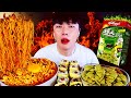 SUB)한국에서 제일 매운라면 불마왕 라면 먹방 (ft. 첵스파맛) 🔥 THE SPICIEST NOODLES IN KOREA MUKBANG