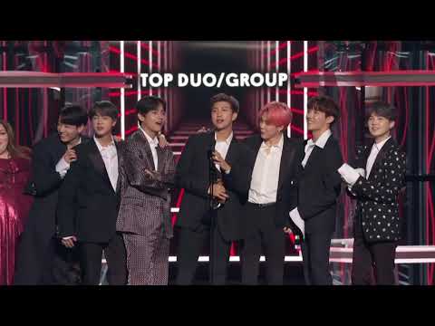 BTS Wins Top Duo / Group - BBMAs 2019