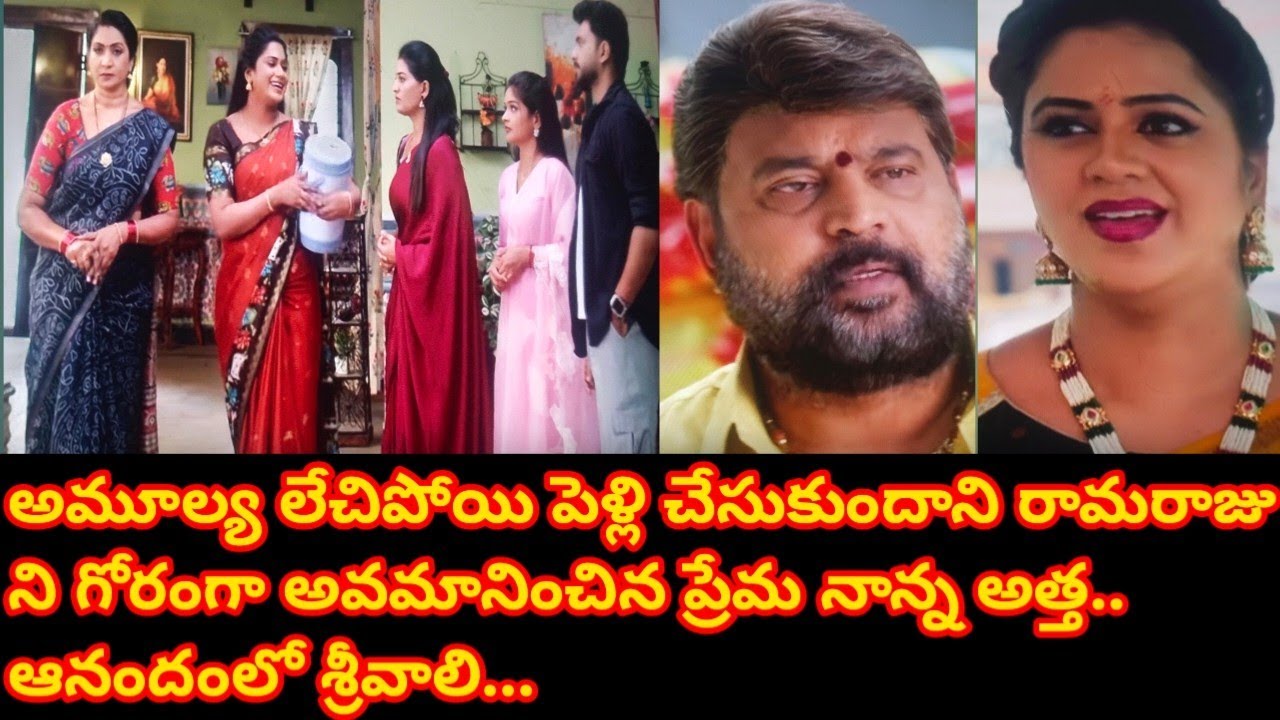 రామరాజు రైస్ మిల్ల్ కి రావడంతో గాబరా పడ్డ శ్రీవాలి..