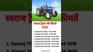 Swaraj Tractor New Price 2025: GST घटने के बाद मची लूट! 🔥 #gst #trector #shorts #youtubeshorts