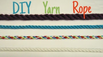 How To Make Yarn Rope | How To Make Twisted Rope | How To Make Twisted Cord