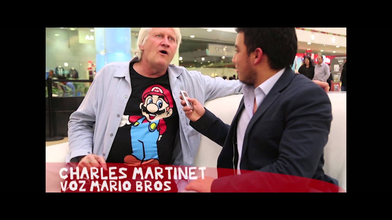 Entrevista exclusiva a Charles Martinet, la voz de Mario Bross - YouTube
