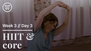 Week 3 | Day 3: HIIT & Core workout