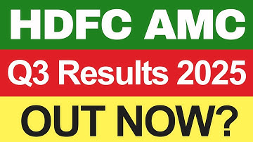 HDFC AMC Q3 RESULTS 2025 | HDFC AMC SHARE NEWS | HDFC AMC SHARE ANALYSIS |