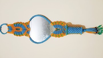 Macrame Heart ❤️ shape Mirror/ How to make Macrame Heart Shape Mirror