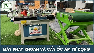 MÁY PHAY KHOAN VÀ CẤY ỐC ÂM TỰ ĐỘNG BY-803, MÁY CHẾ BIẾN GỖ THƯỢNG NGUYÊN