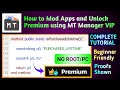 How to Mod Apps with MT Manager VIP | Smali &amp; classes.dex Tutorial | No Root