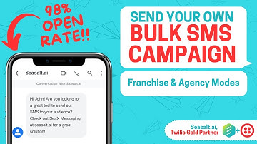 Franchise & Agency Modes: Bulk SMS with Twilio (replace Podium Zipwhip SimpleTexting TextLine)