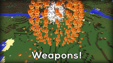 MORE WEAPONS in Minecraft! (no mods!)