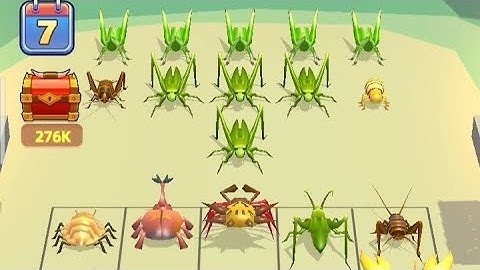 Group Of Grasshoppers Attack | Merge Master : Insect Fusion