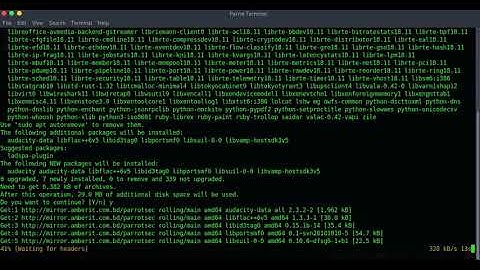 How to install Audacity on Parrot Linux | Debian