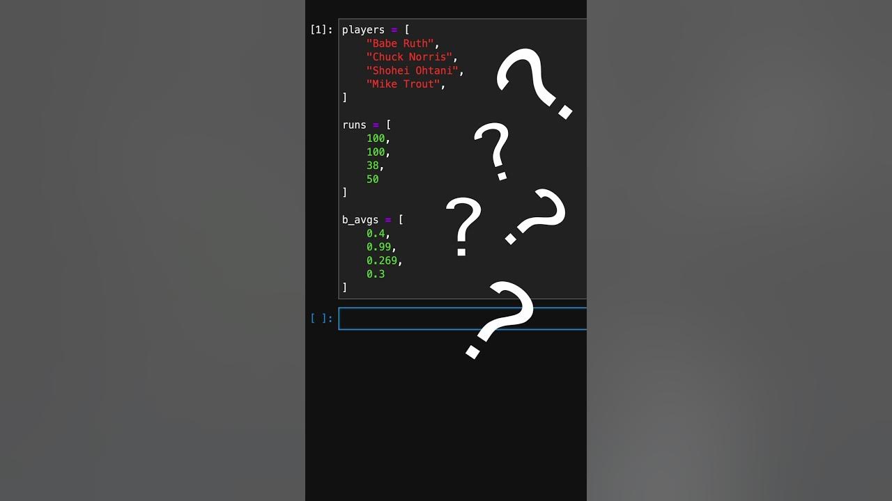 Can you SOLVE this mini baseball python puzzle?? #python #programming ...