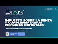 IMPUESTO SOBRE LA RENTA Y COMPLEMENTARIOS PERSONAS NATURALES 2020 2/3 - DIAN