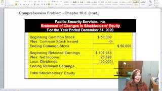 BA 250 Ch 10 Comprehensive Problem p. 590-591