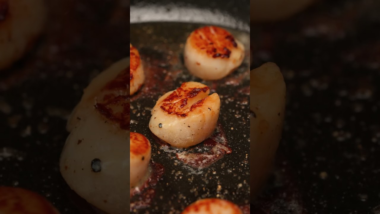 Golden Garlic Butter Scallops