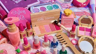 🎀 Ultimate Pink Makeup Collection 💄 ASMR Tapping, Scratching &amp; Relaxing Sounds