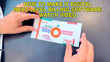 DISCOUNT VOUCHER IN DIGITAL FORMAT RAINTECH POS BILLING SOFTWARE