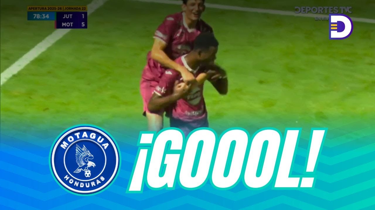 ¡Doblete de Jordan García! 79 minutos Motagua aplasta 6-1 a Juticalpa FC en la jornada 22