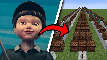 Jump Rope Song Note Block | Little Friend Squid Game Minecraft Noteblock Cover