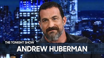 Andrew Huberman Demonstrates the Best Breathing Technique for Stress Relief | The Tonight Show