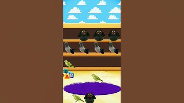 Solve puzzle in flying bird sorting puzzle game@𝐒𝐀𝐔𝐑𝐀𝐁𝐇 𝐁𝐈𝐋𝐓𝐇𝐀𝐑𝐄  #shorts#youtubeshorts #shortsfeed