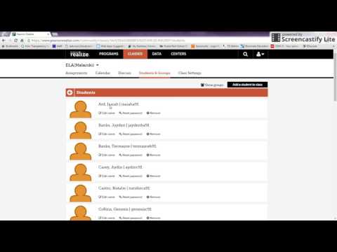 Pearson Realize - View student usernames & Reset Passwords