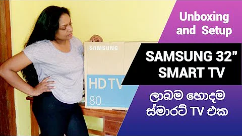 Samsung 32" 4 Series Smart TV Unboxing and Setup