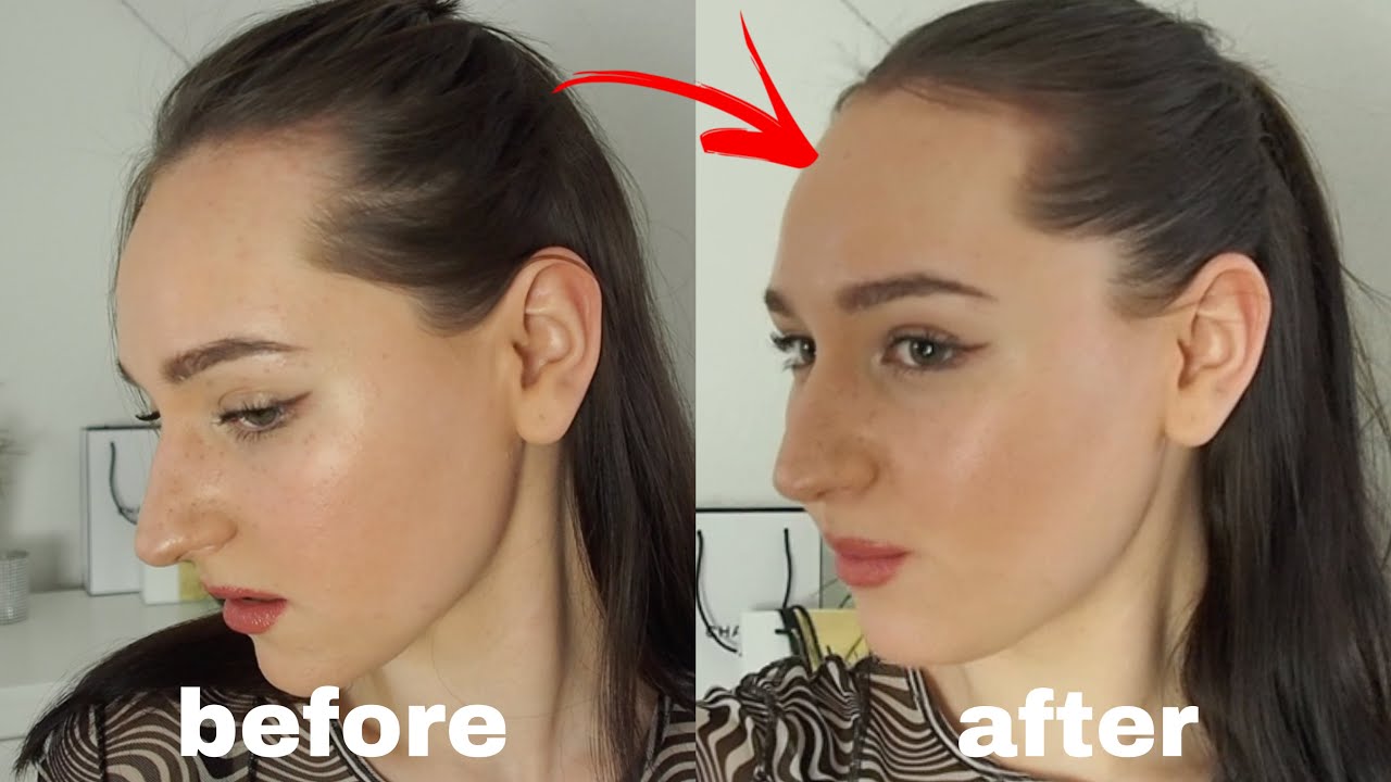 cutting fake baby hair to hide receding hairline - following a ...