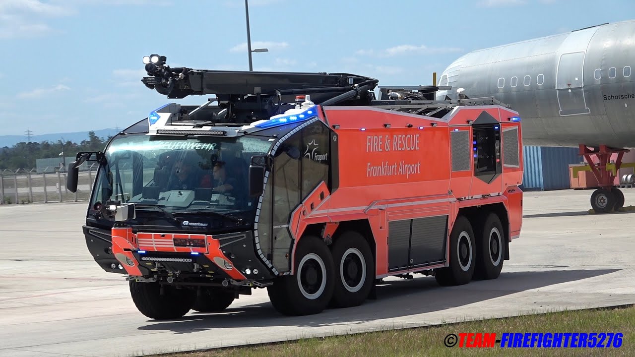 [Feueralarm an Deutschlands größtem Airport] Der neue Panther der Flughafenfeuerwehr Frankfurt