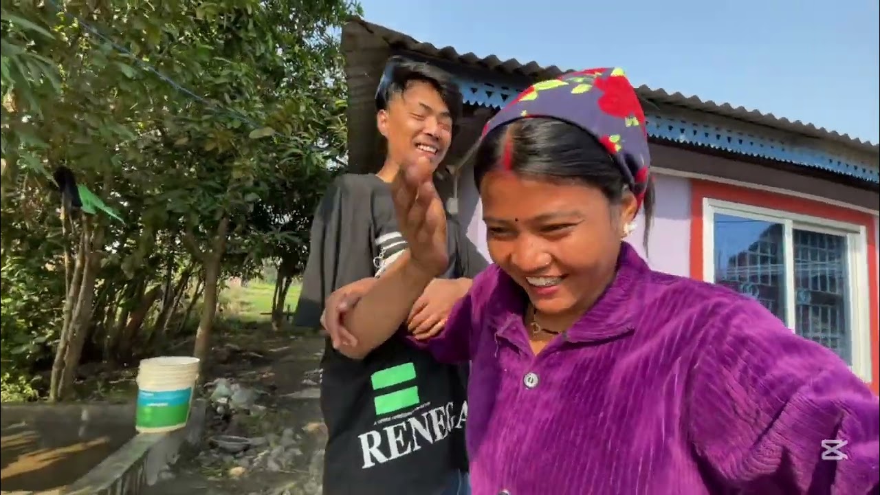 4 Dinya Voj Mero Hjr Buwa Ko 🤕//@LaxDip123 vlog 🦋❤️