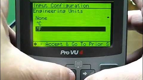 West Controls ProVU 4 - Change Temperature Scale // PCE