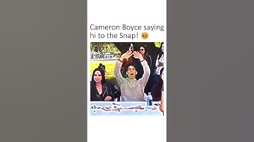 The way he instantly sends greetings! 🥹 #fyp #emotional #cameronboyce #shorts