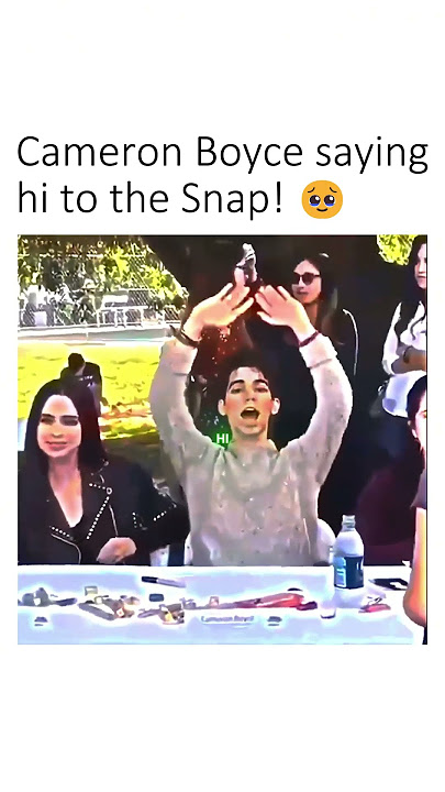 The way he instantly sends greetings! 🥹 #fyp #emotional #cameronboyce #shorts