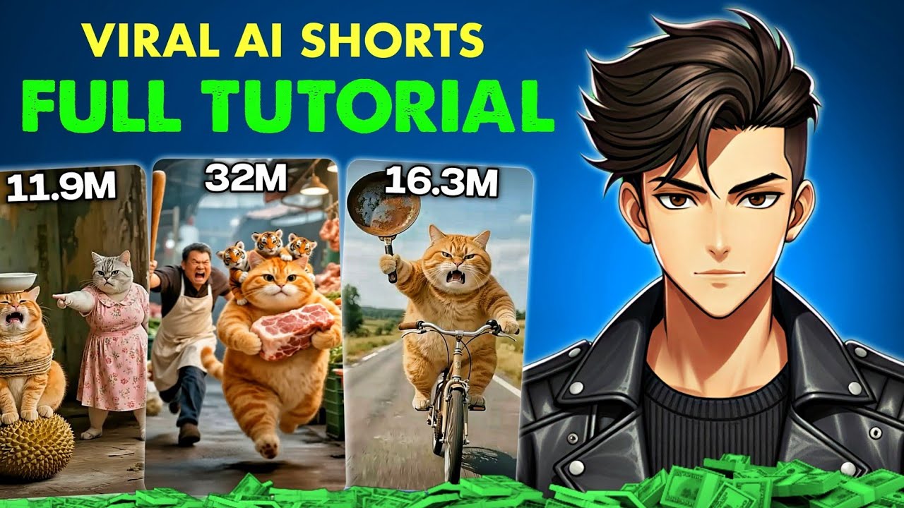Make Unlimited Viral AI Shorts for FREE | Full Viral Shorts Making Tutorial