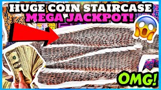 ★I PAID $500K To Knock DOWN This HUGE Coin Staircase! Here’s What HAPPENED! | Coin Pusher screenshot 5
