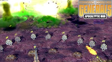 NEW GLA BOSS MEGA DEFENSE - C&C Generals Zero Hour APOCALYPTIC MOD 2.2
