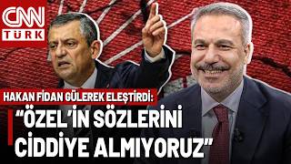 Hakan Fidan Criticizes with a Laugh: \