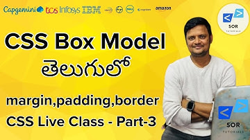 CSS Full Course in Telugu Part-3 | CSS Box Model Explained in Telugu | Web Development Tutorial