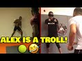 FUNNY: Alex Pereira TROLLS Israel Adesanya for Tennis Ball training!