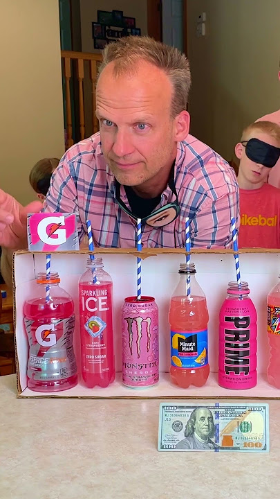 Can You Guess the Pink Drink? #game #challenge #family