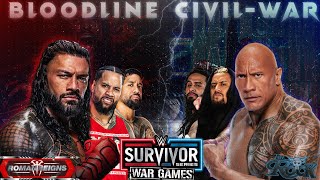 The Rock Bloodline Vs Roman Reigns bloodline Gameplay Roman || WWE 2K24 Live || #romanreigns #rock